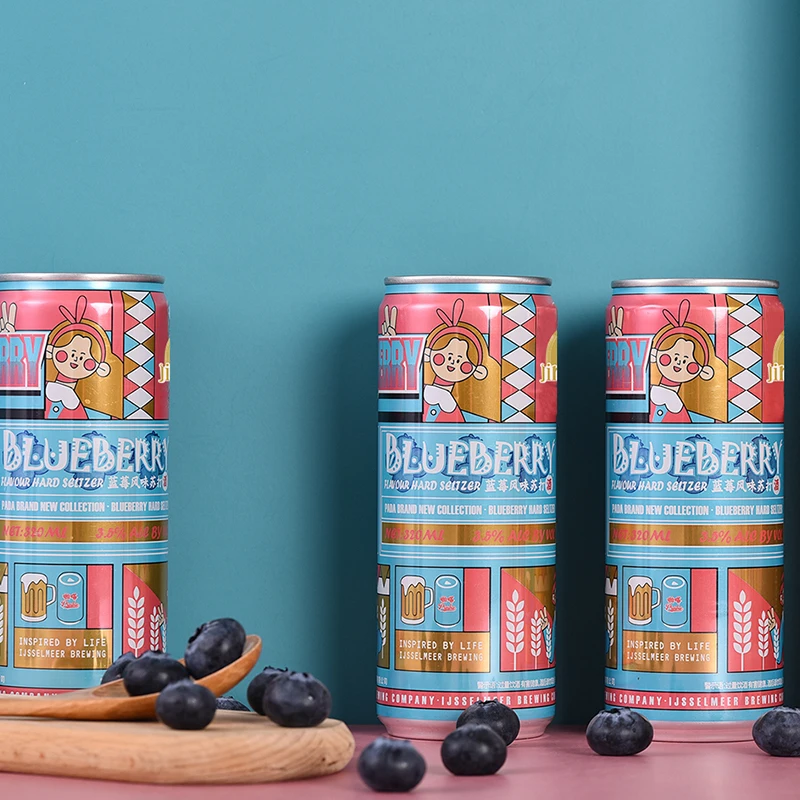 Portable 330ML 500ml Canned 5.0% Alcoholic Low Sugar Mango Grapefruit Flavored exotic Sparkling Wine Blended Cocktail soft Drink