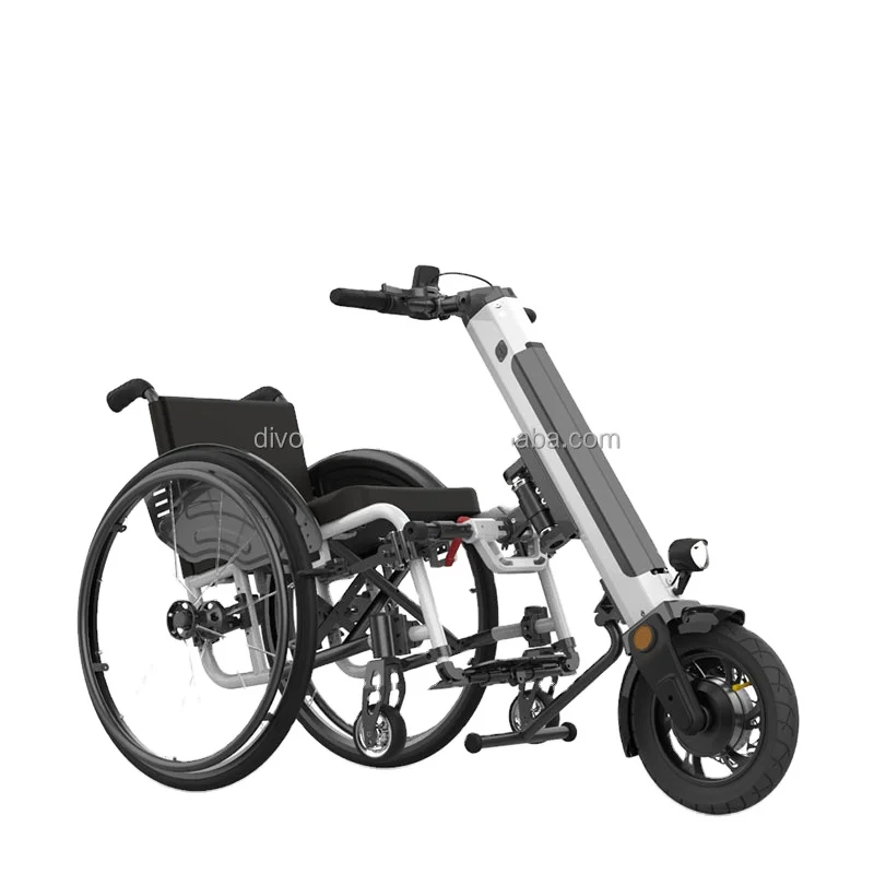 Wheelchair Sports Drive Electric Car Head Elderly Disabled Travel 12 Inch electric handcycle wheelchair attachment 2023