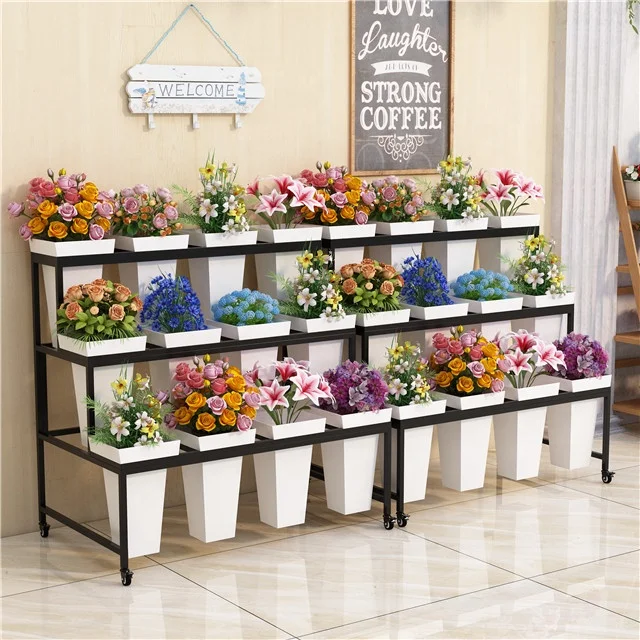 OEM Movable flower bucket holder special flower bucket holder for florists