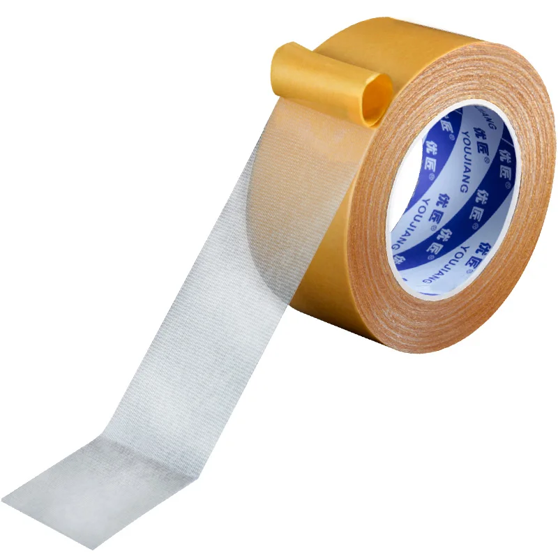 BYSLI Heat Resistant Yellow White Double Sides Glass Cloth Tape Silicone Tape