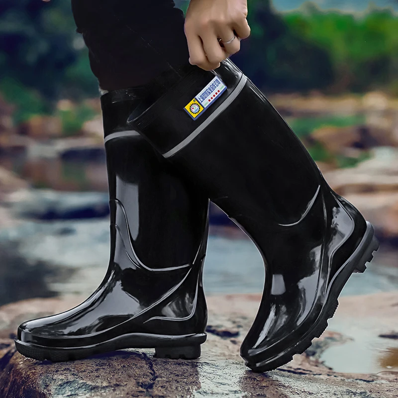 Food Industry Waterproof White Boots Men Women Safety Plastic Water Shoes Pvc Work Rain Boots