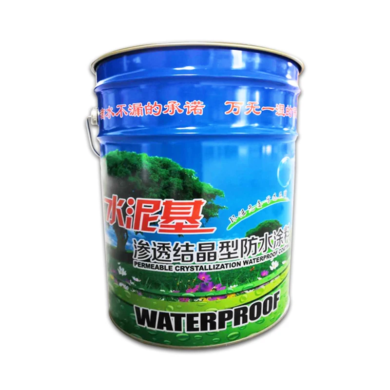 
Wholesale high quality cement - based PERMEABLE CRYSTALLINE WATERPROOF COATING of Roof Toilet wall For Sale 