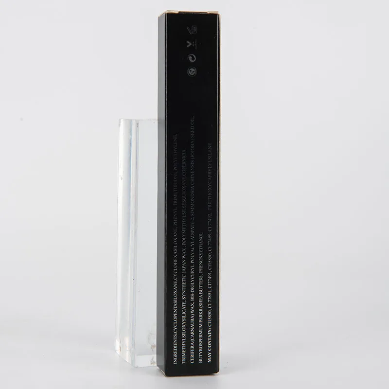 Customized vegan waterproof private label black retractable lip liner creamy matte twist lip liner