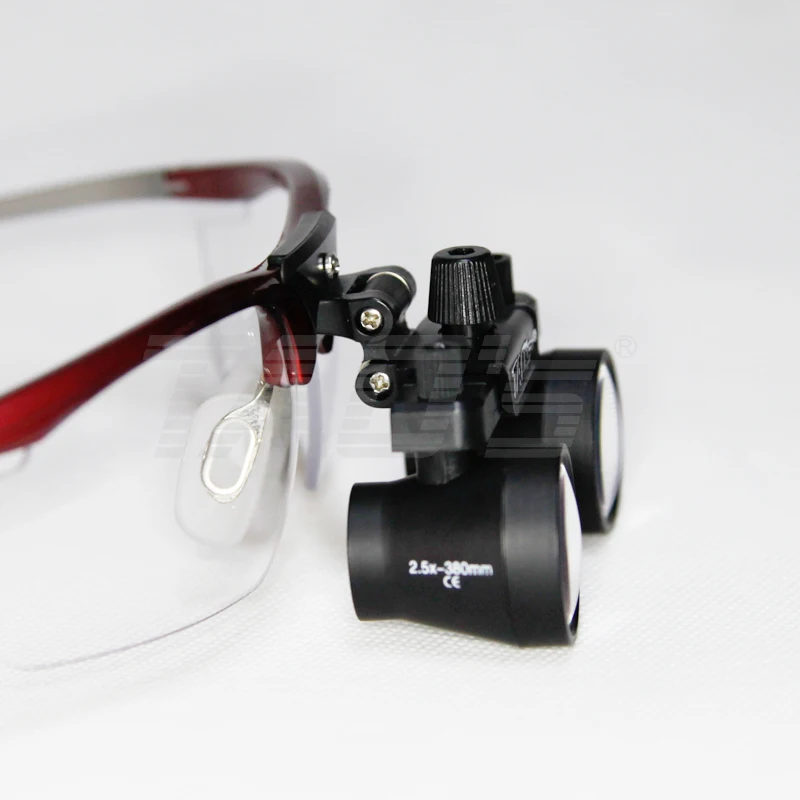 Galilean NS2.5x  magnifiers dental surgical loupes medical instrument optical glass P2 Black