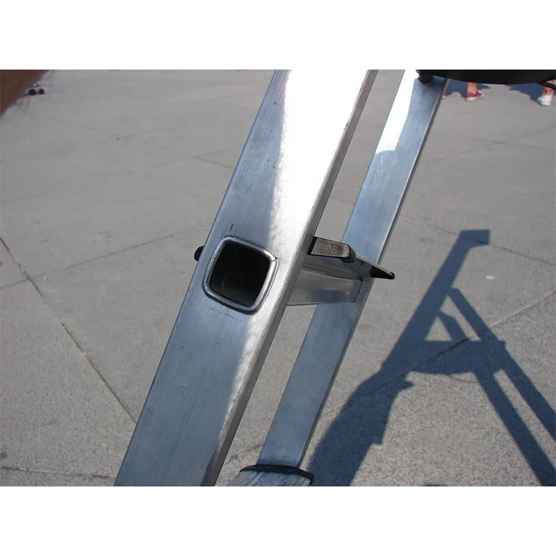 Industrial Climbing Straight Wall Ladder Making Machine with tube riveting