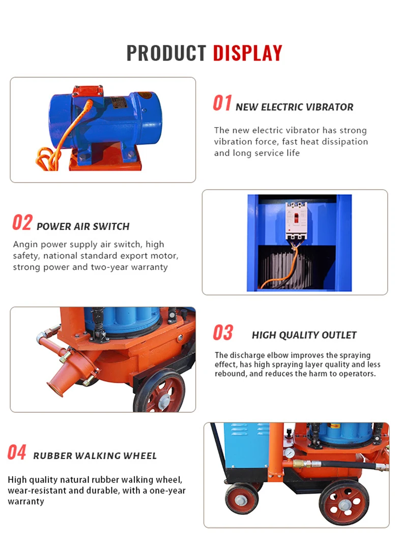 China Jining Best Price Wet Shotcrete Machine for Sale