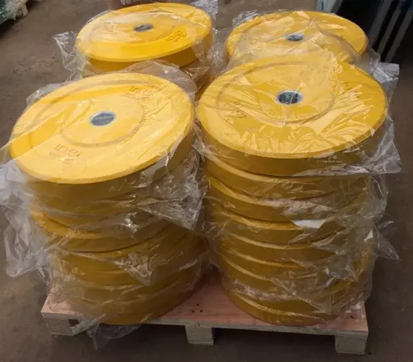 
Colorful Natural Rubber Weight Plates over 7000 Dropping Times Bumper Plates 