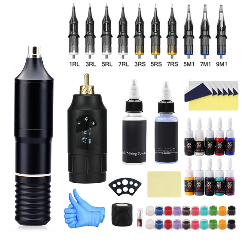 New Arrival High Quality Tattoo Machine Set Wholesale Professional  Full Set Complete Tattoo Machine Kit