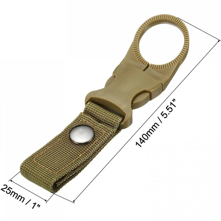 Hanging Buckle Mineral Water Bottle Clip Drink Holder Drinks Bottle Buckle For Camping Hiking Traveling Outdoor