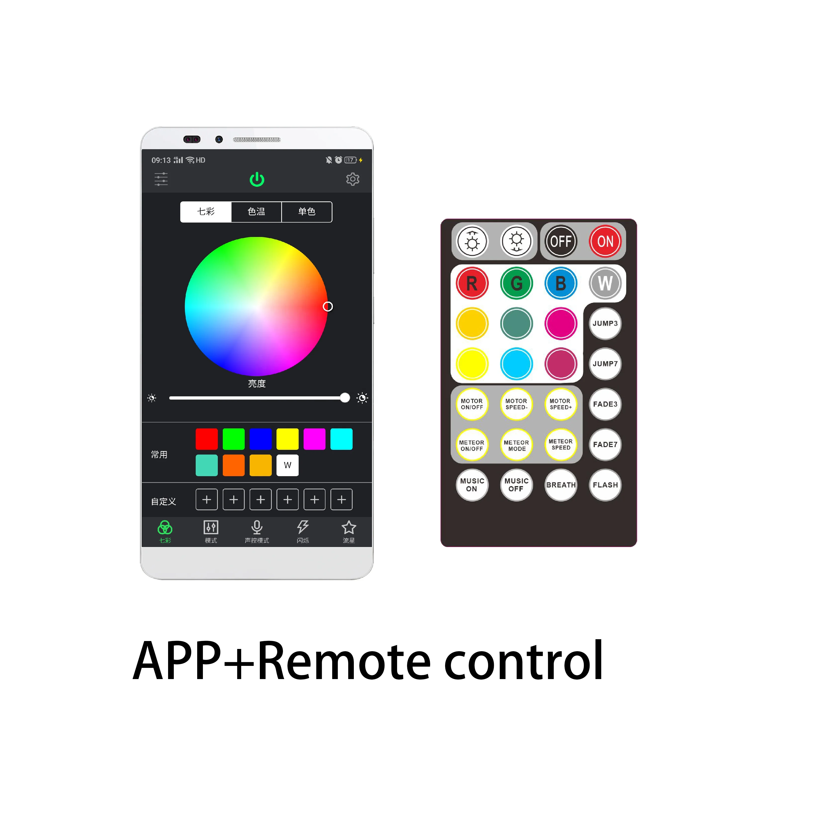 customized 12v 20w RGBW mobile APP  twinkle light engine+0.75mm 900pcs 3m/pcs fiber optic starlight kit for car ceiling