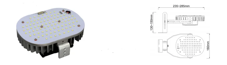 Комплект для модернизации светодиодов, Замена 800 Вт MH/HPS E39 mogul base, в наличии в США, оптовая продажа, запасной светодиодный комплект для замены