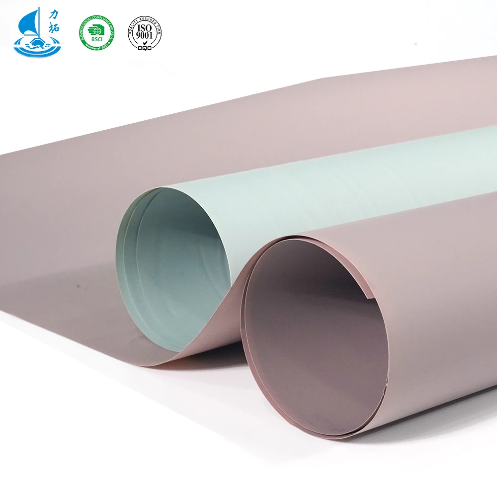 LITUO Hotel bedroom wall floor cabinet wood sheet protective films PVC PET PETG decorative furniture film