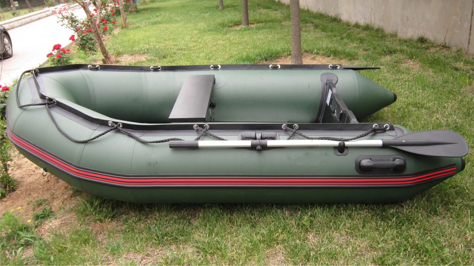 Fashion design pvc rowing boats Popular design size 2m 3.8m 4m 5m Inflatable Fishing Boat