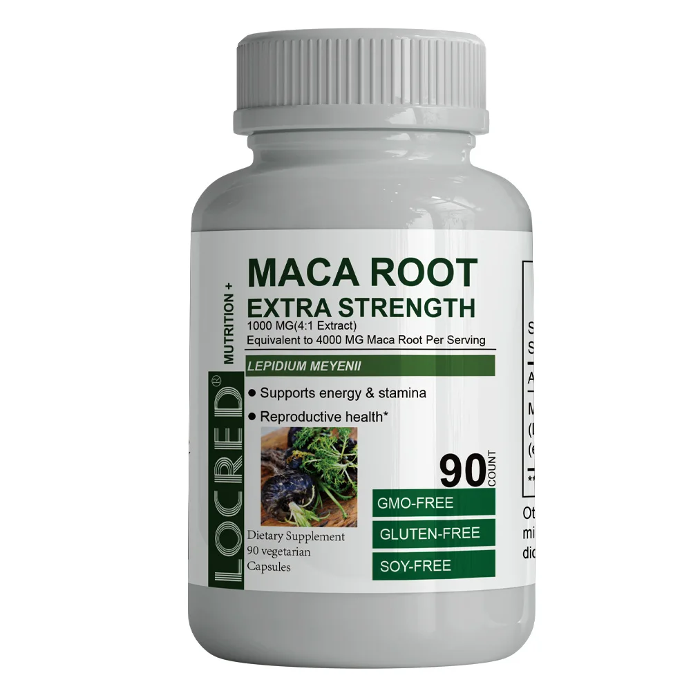 Factory Custom Private Label Herbal Supplement Black Maca Root Capsules For Strong Man Power And Women Butt Hips Enlargement