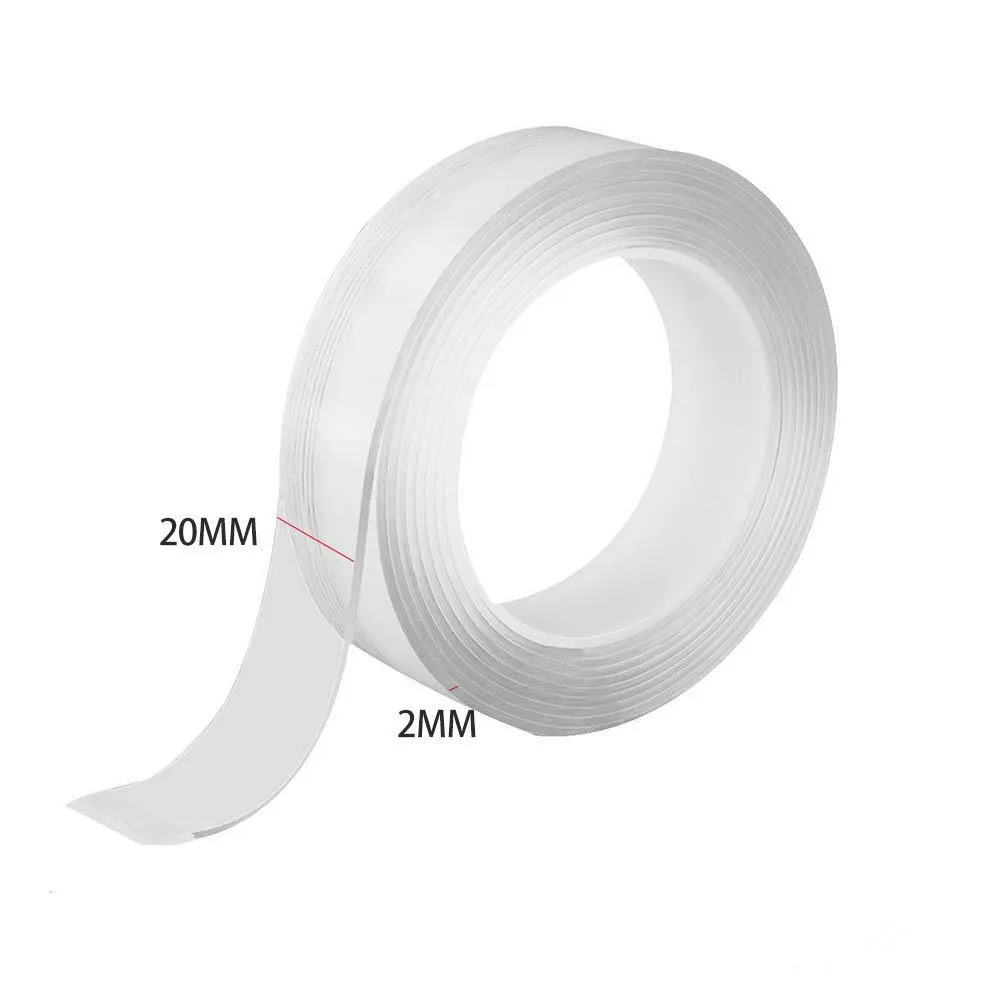 Free Sample LOW MOQ Best Selling Superior Quality Reusable Washable Nano Tape 0.5 mm