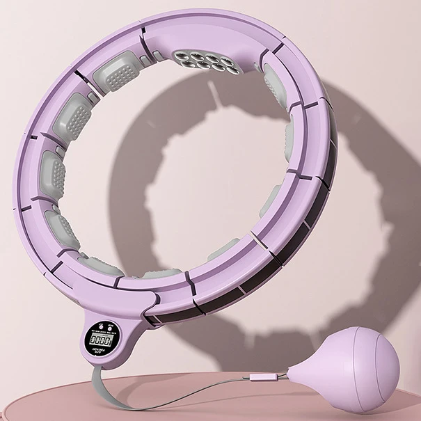 12 Knots Detachable Heated Magnetic Silicone Massage Accountable Tremble Weight Loss Hula Ring Hoop