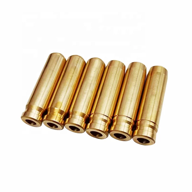 ODM/OEM CNC Lathe Services Manganese Bronze Engine Valve Guide Car Cylinder Internal Parts