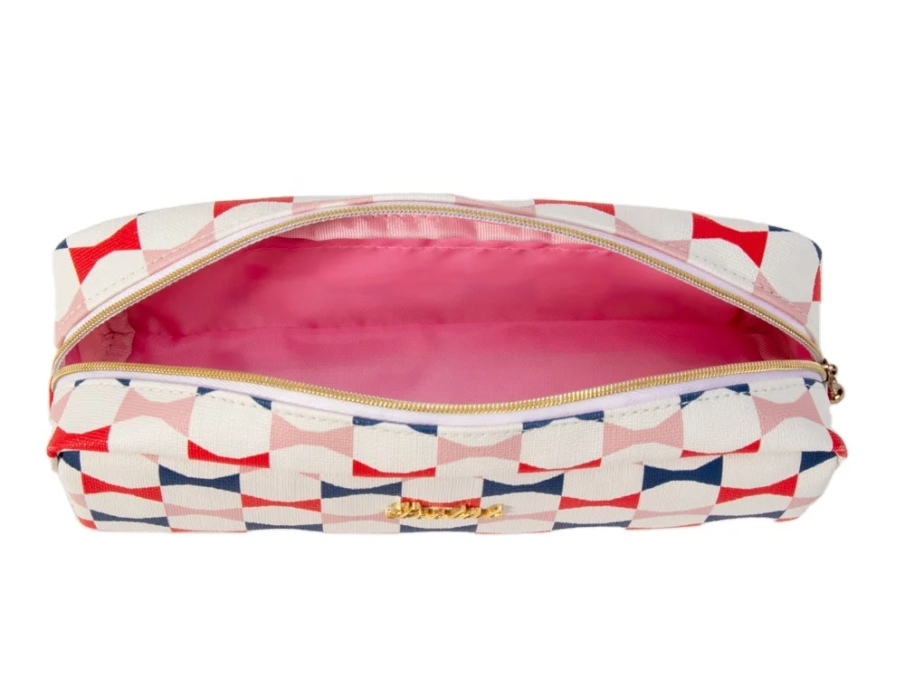 Wholesale Nylon Zipper Make Up Bag pouch case  custom logo cosmetic bag