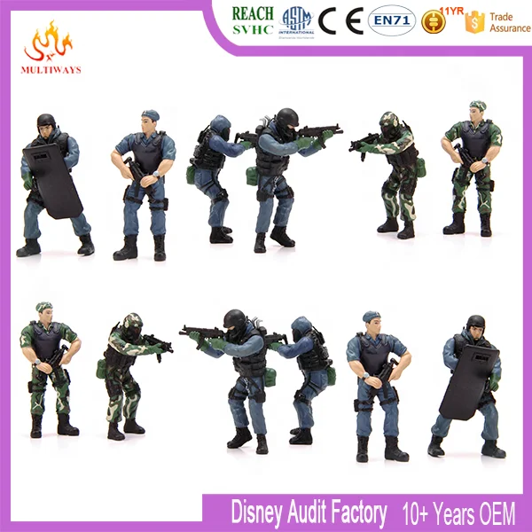 OEM&ODM 3d cartoon model custom collectible figure army man plastic toys