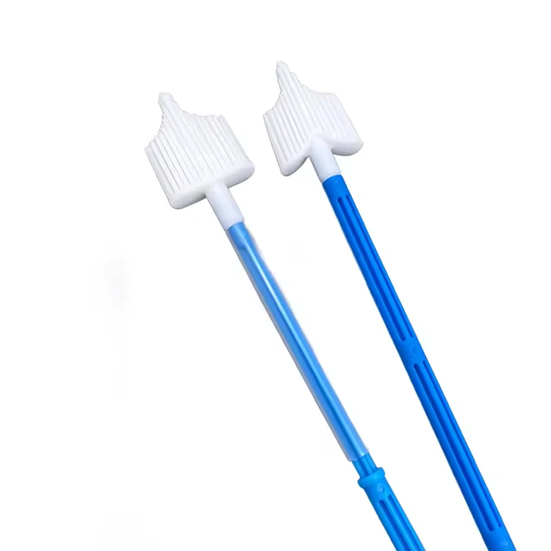 Disposable medical sterile plastic handle pap smear test HPV test gynecology kit cervical brush