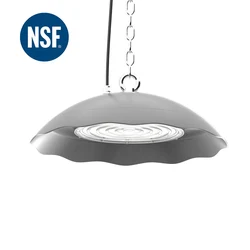 NSF Safty Food Industries IP69K 100 150 200 Watts UFO High Bay Industrial Lighting Fixture