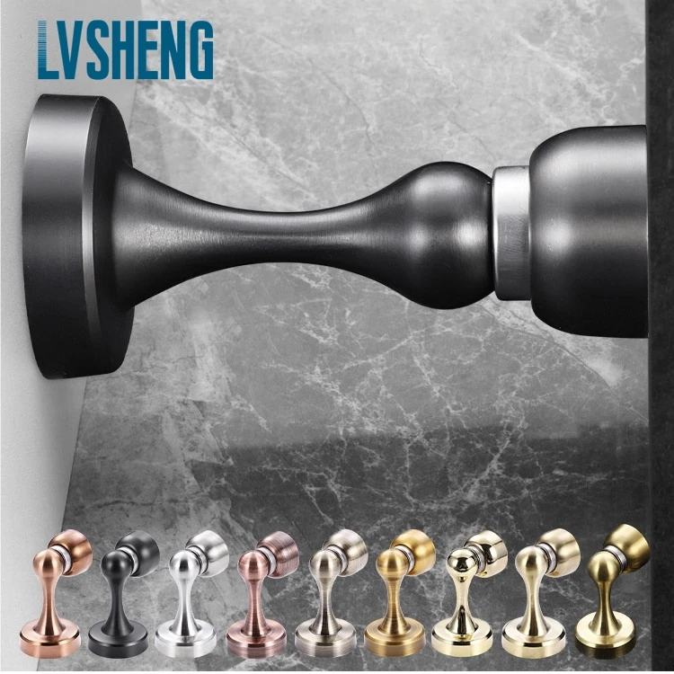 China factory Magnetic Door Stopper Supplier Stainless Steel 201 Heavy Duty Door Holder for wooden door