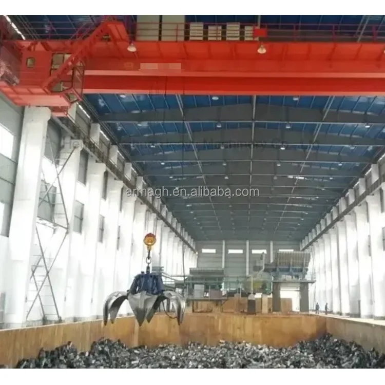 Lifting and hanging grab bucket for garbage disposal site two petal multi petal lifting grab bucket