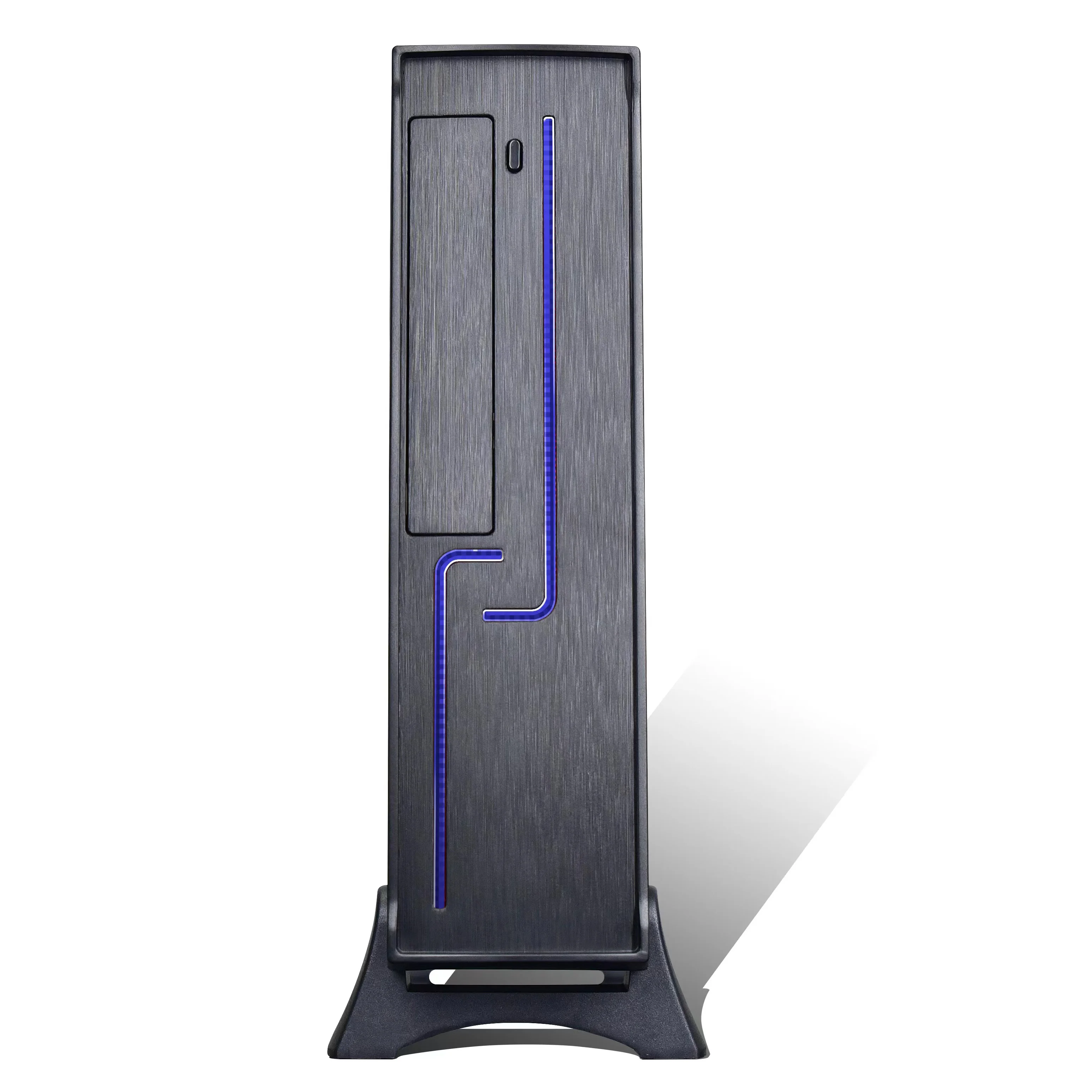 SFX Office Ultra Thin Micro ATX ITX Case Computer Case PC Tower Cabinet With PVC Stand