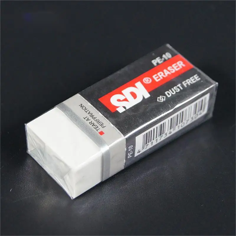 Low Price Wholesale Dust Free Clean Soft White Plastic Eraser Rectangular White Soft Manufacturer Rubber Eraser Pencil Eraser