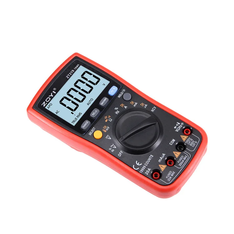 ZOTEK ZT219 Automatic Manual Digital Multimeter AC DC Tester