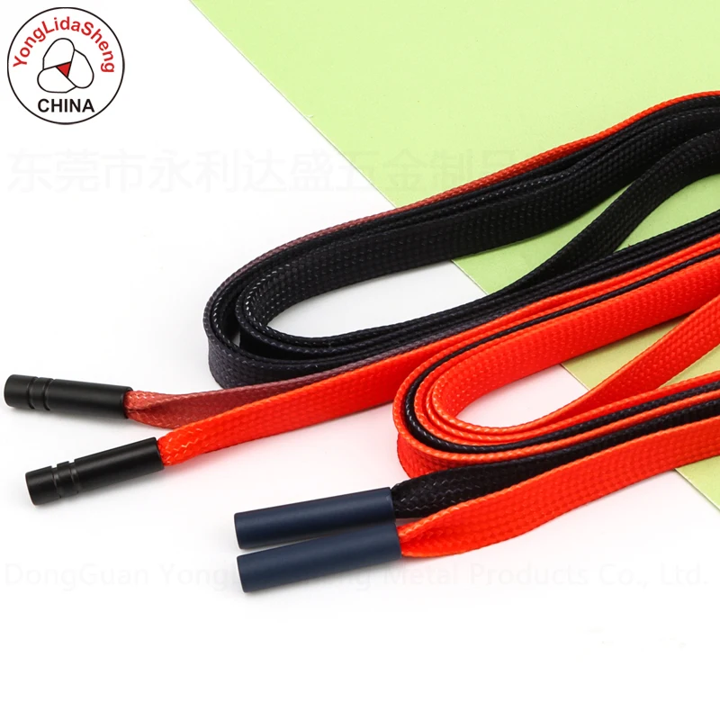 Shoelace Manufacture High Strength 8mm Custom Flat Braided Shoelaces for Sneakers