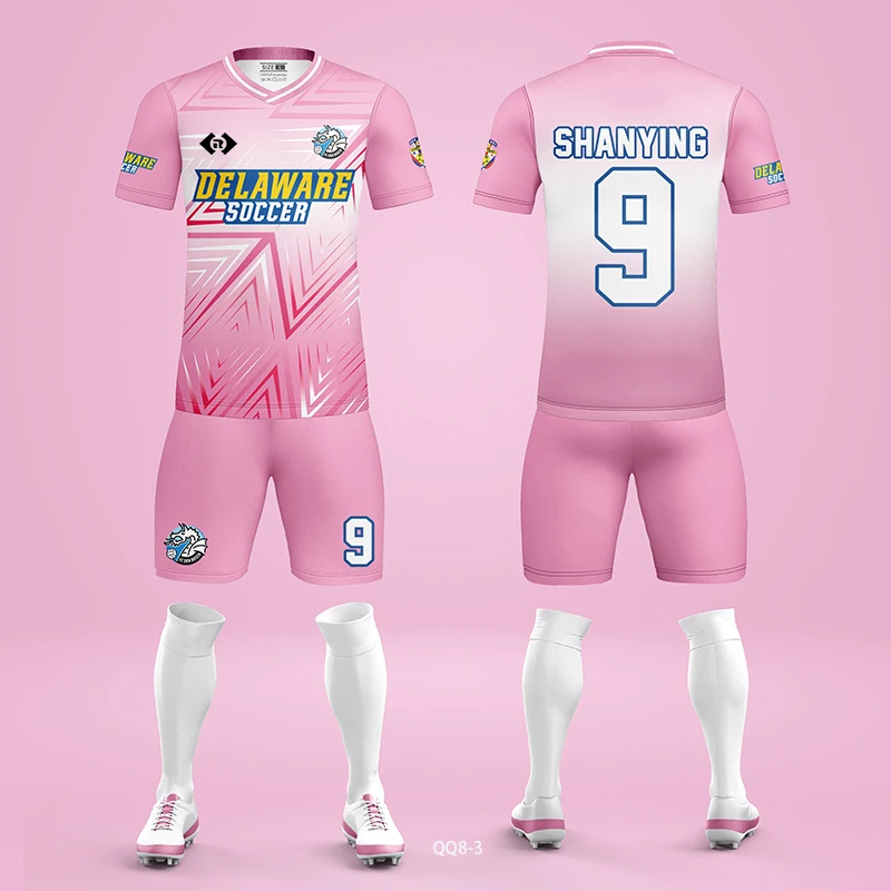 Футбольный трикотаж с цифровой печатью на заказ уникальный дизайн Maillot De Football логотипом собственной торговой марки обслуживание OEM для 2024/25 команд