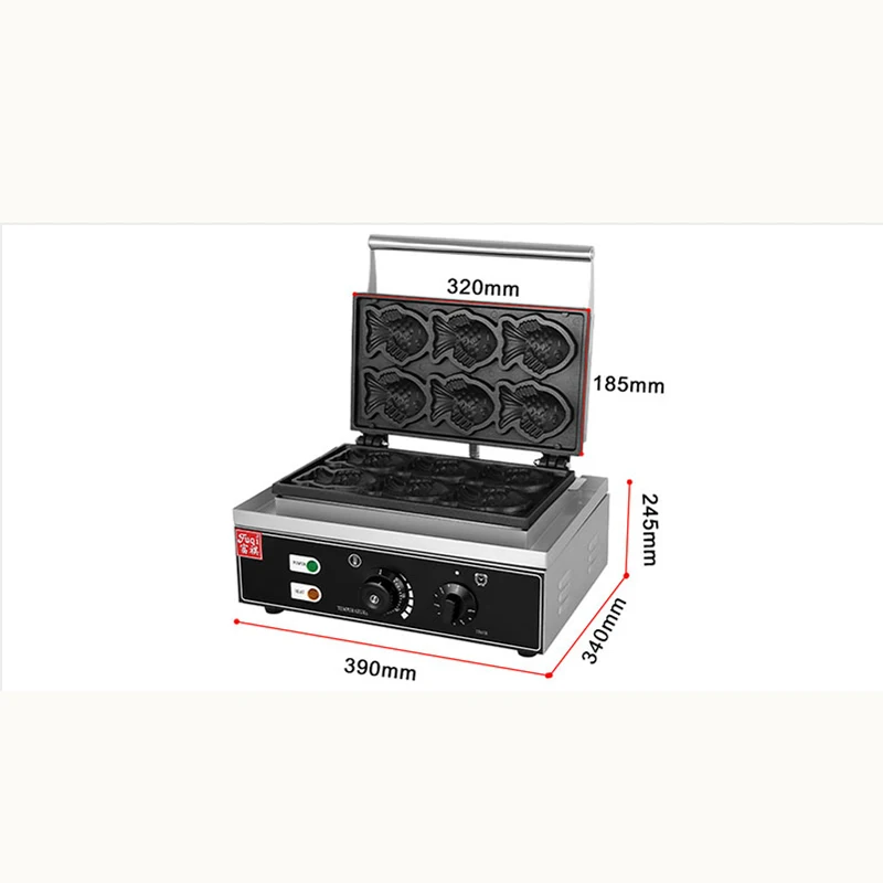 
Fish-Shaped Bakeware Waffle Pan Maker Pancake Double Pan Stainless Steel Frypan Home Cake Tools 