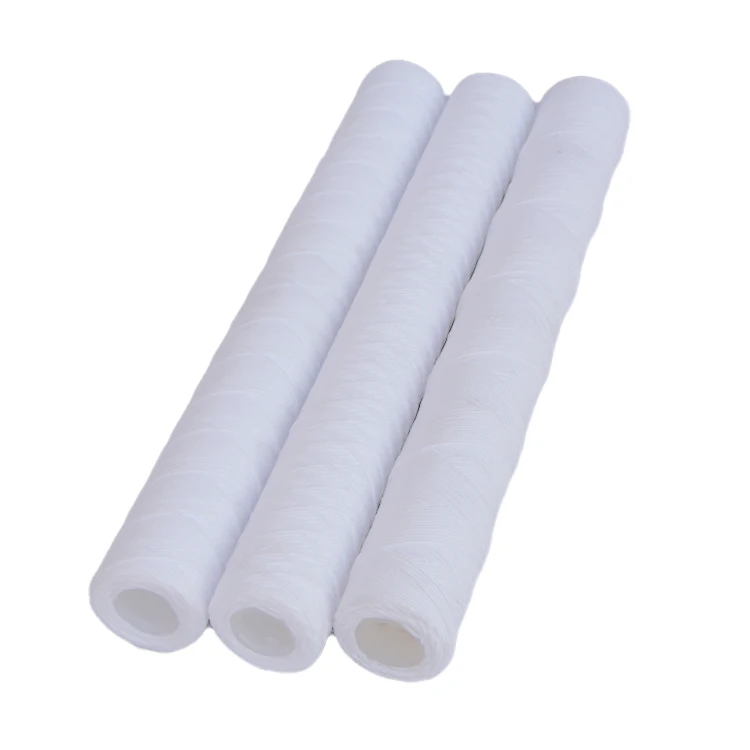 element polypropylene cotton home 20 Inch 50 Micron PP core string wound filter Cartridge