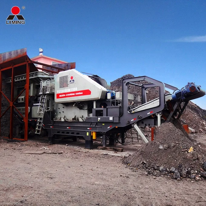 Small Mobile Red Clay Crusher Plant Complete Quarry Stone Crushing Machine
