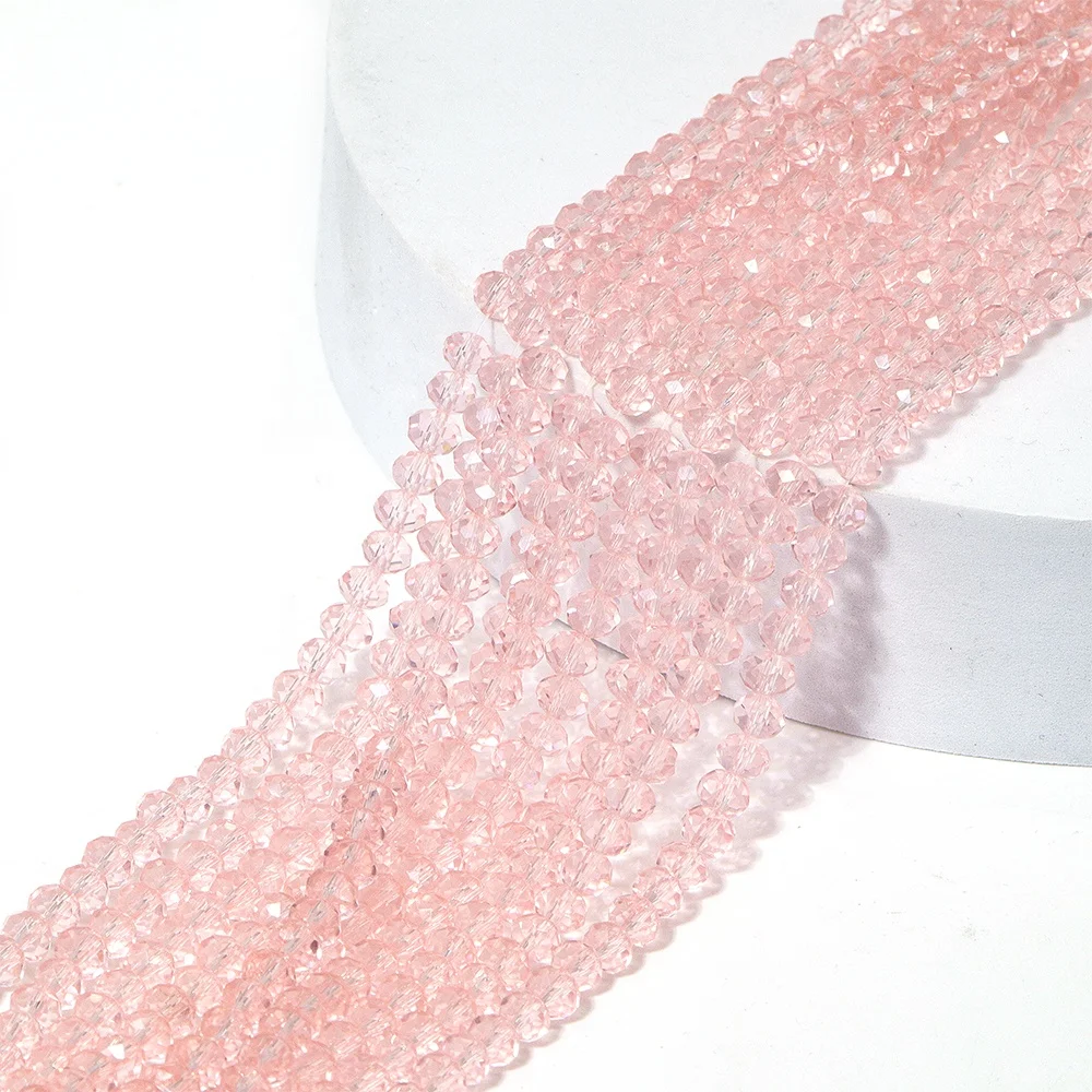 Beautiful Round Glass Stone Beads Wholesale 2mm 3mm 4mm 6mm 8mm 10mm Glass Crystal Bead For Jewelry Making Decoration