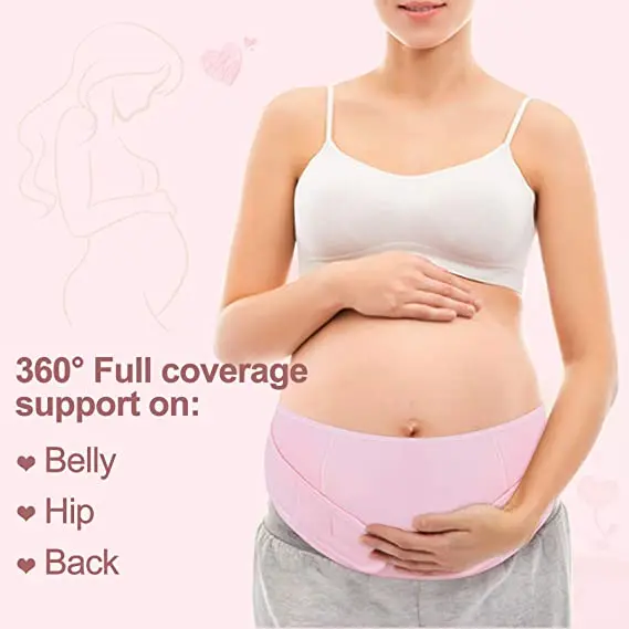 Custom Hot Sale Elastic Pregnancy Back Brace Maternity Belly Band