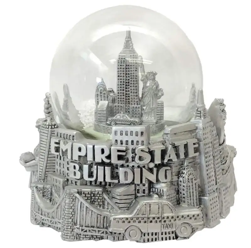 3,5 дюймов высотой 65 мм Skyline New York City снежный шар сувенир