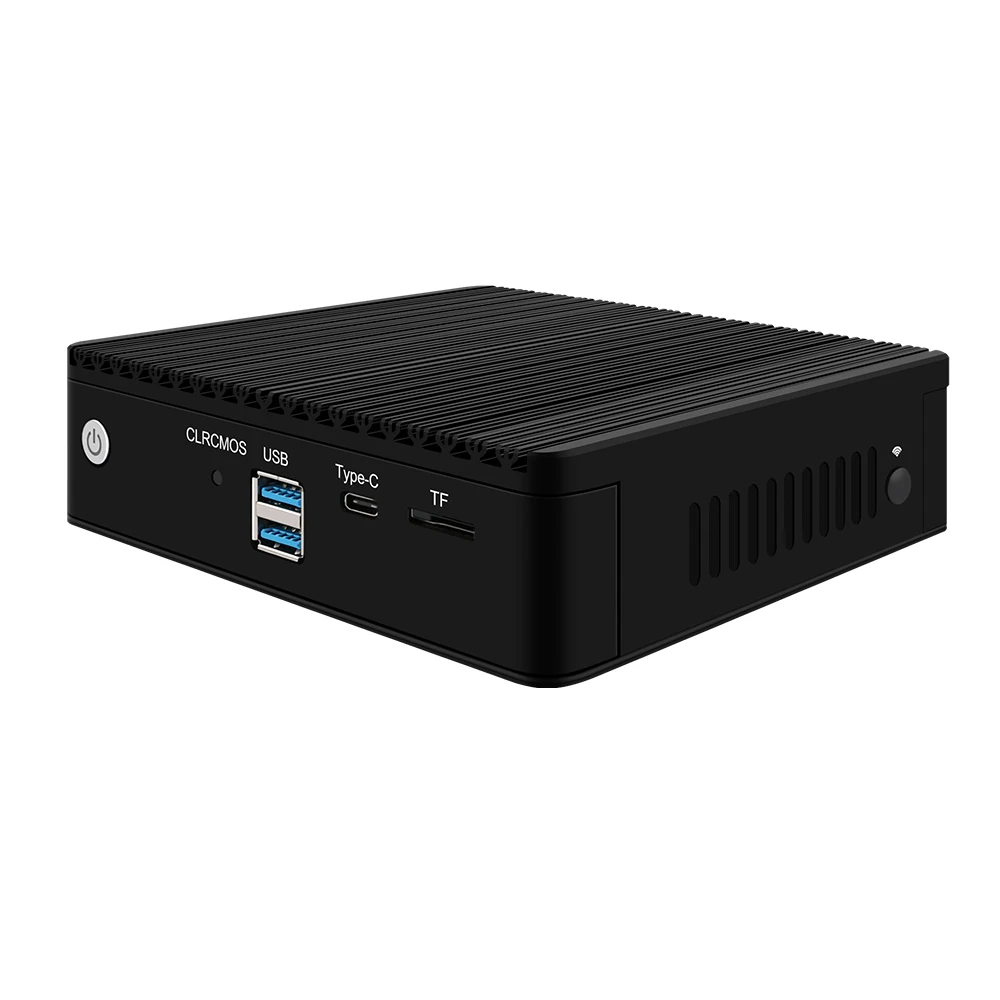 Fanless Mini PC 4 InteI i226-V 2.5G N6005 N5105 V5 Topton 2*NVMe TPM2.0 Switch Soft Router ESXI PVE Firewall Appliance Server