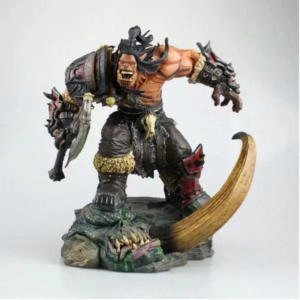 Hot sale 24cm cartoon game World  warcraft hellscream action figure GK PVC collection model toy for gifts