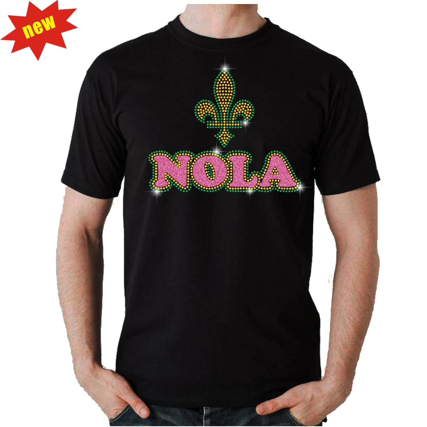Mardi gras clown iron-on transfers for t-shirts wholesale