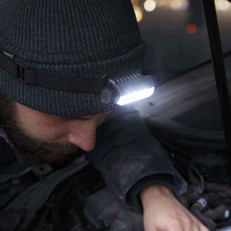 Magnetic Pen Holder Rechargeable Camping lamp Outdoor Torches Working Lights Headlamp Flashlights LED Headlights