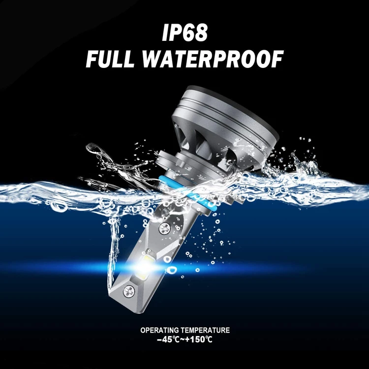 1*Pair H11/H9/H8 Low Beam 9005/HB3 High Beam LED Headlight Bulbs Combo 20000 Lumens Super Bright LED Headlights Conversion Kits