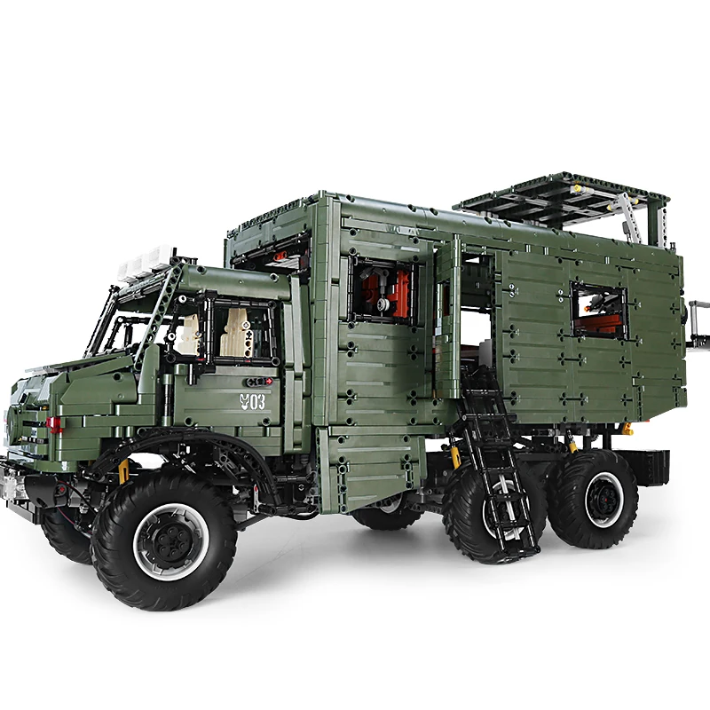 Rael J907 техник серии высокотехнологичный туристический автомобиль Unimog с двигательными блоками 6689 шт. кирпичи обучающие