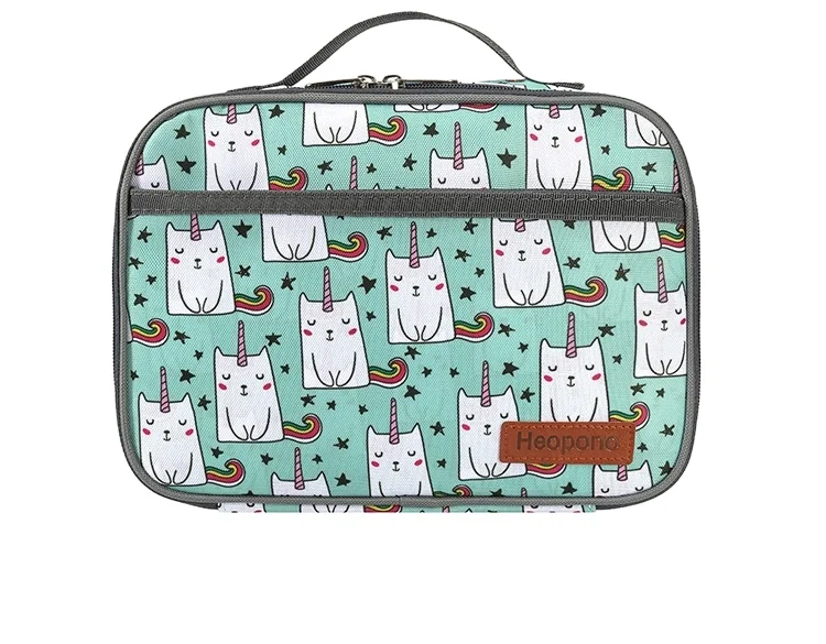 Kids Lunch box Insulated Soft Bag Mini Cooler Back to School Thermal Meal Tote Kit soft cooler bag for Girls Boys