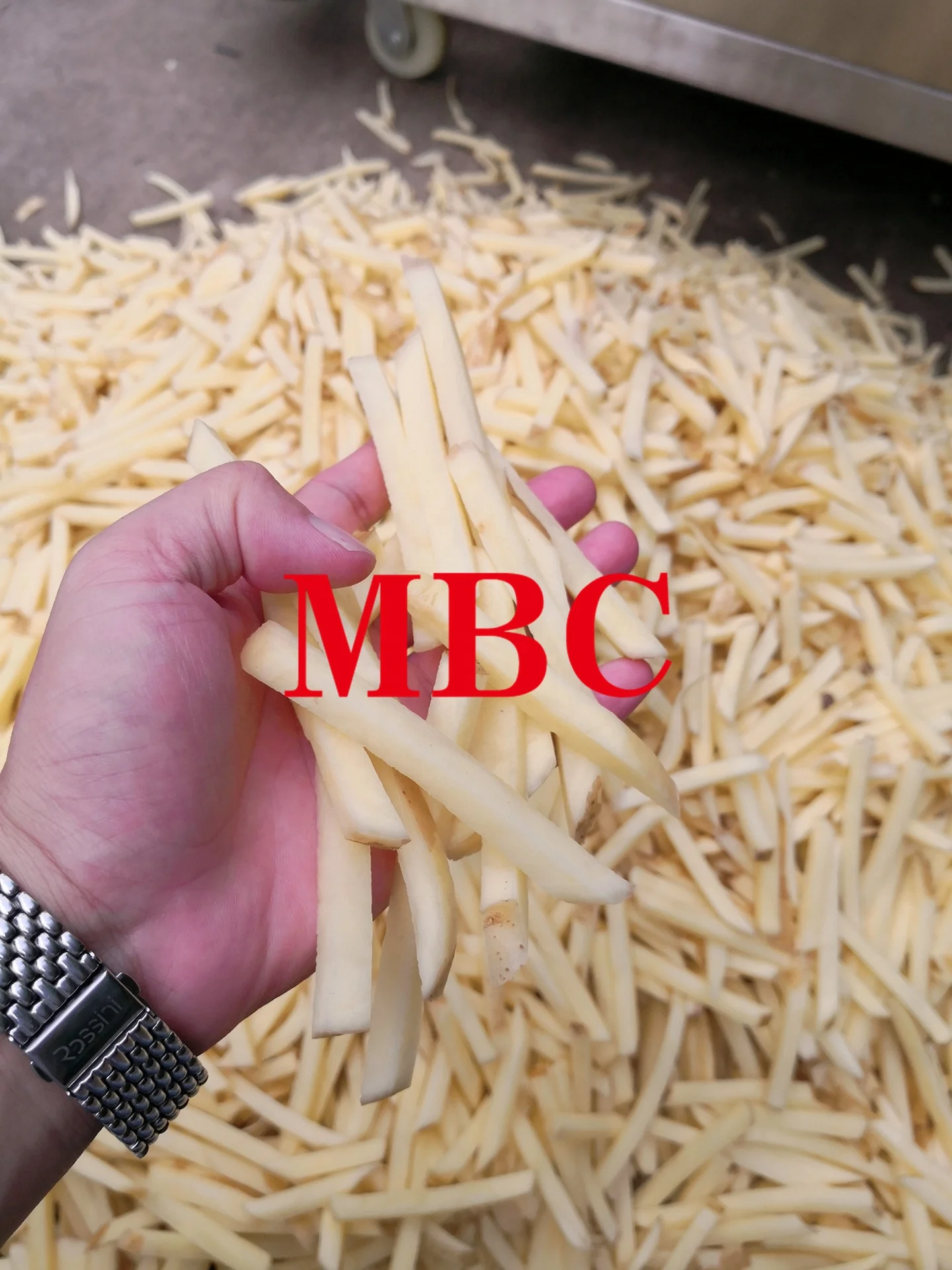 sweet potato fries automatic making line which produce output of 200 kg/hr./automatic french fry machine