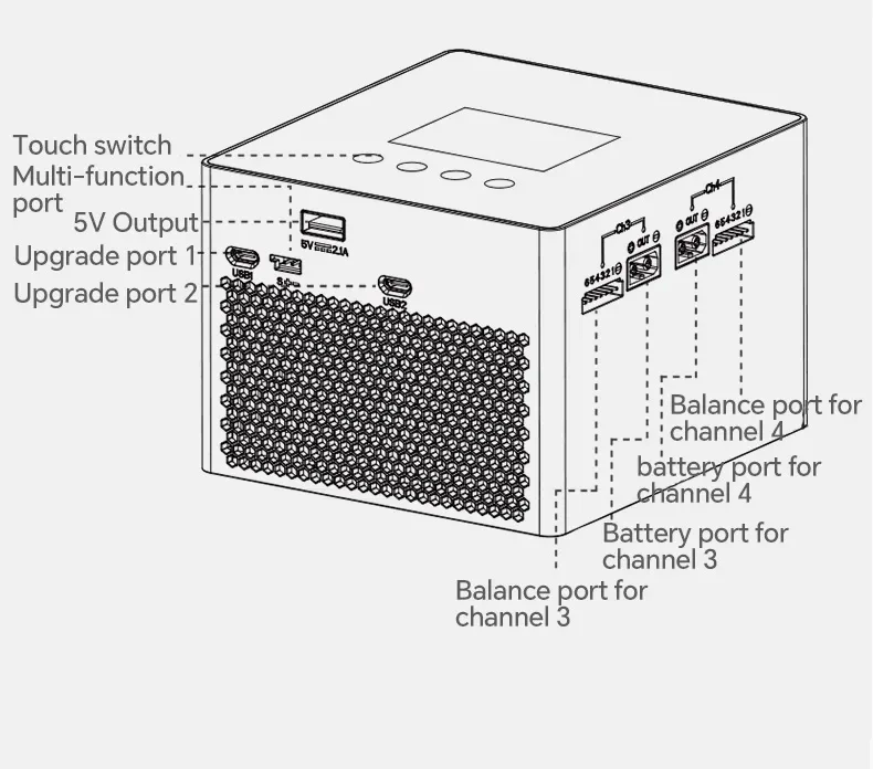 HOTA F6 PLUS AC 500 Вт DC 1000 15A сбалансированное зарядное устройство многофункциональное интеллектуальное литиевое + Lipo LiIon NiMH
