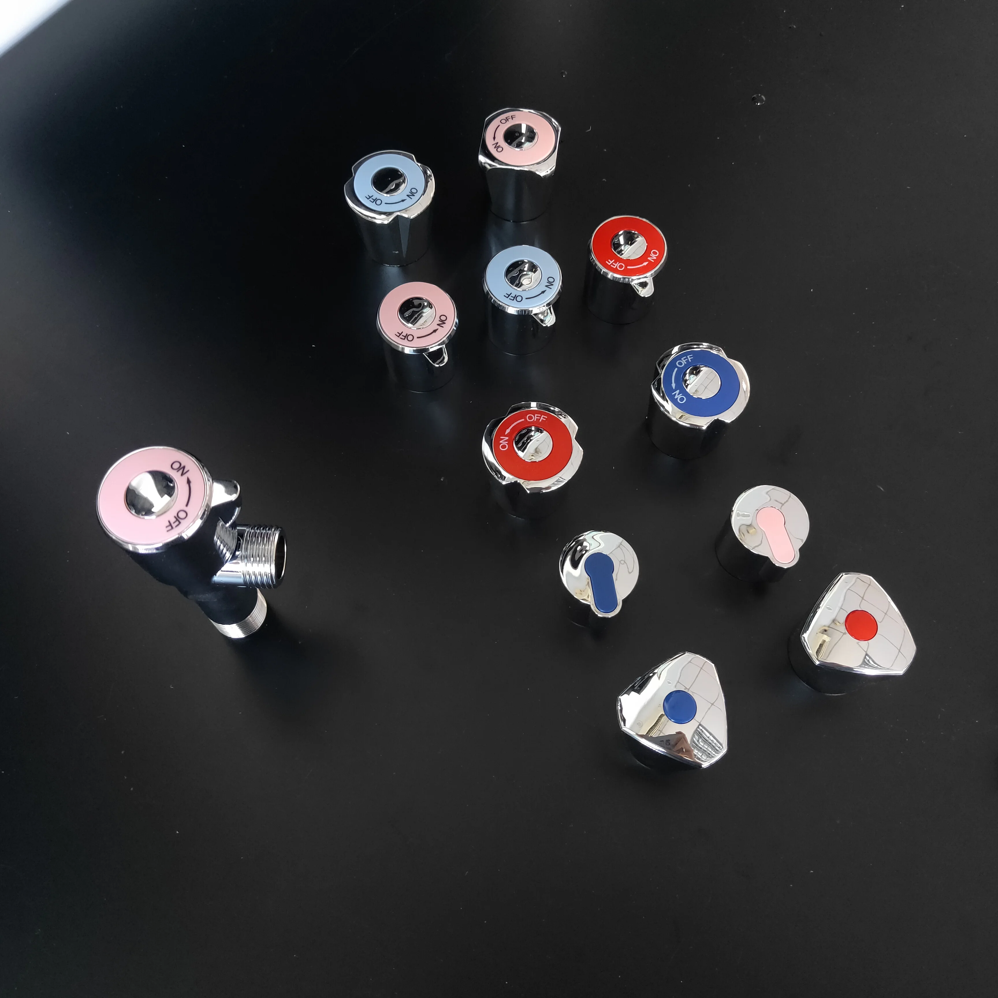 brass bathroom accessories hot or cold water brass Triangle valve wash basin angle valve Faucet Valve