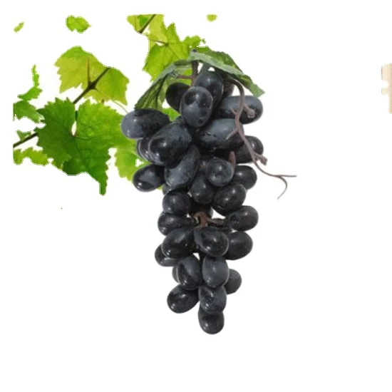 Artificial Grapes Plastic Rubber Fake Fruit Home Decor Wine Vegetable Bunch