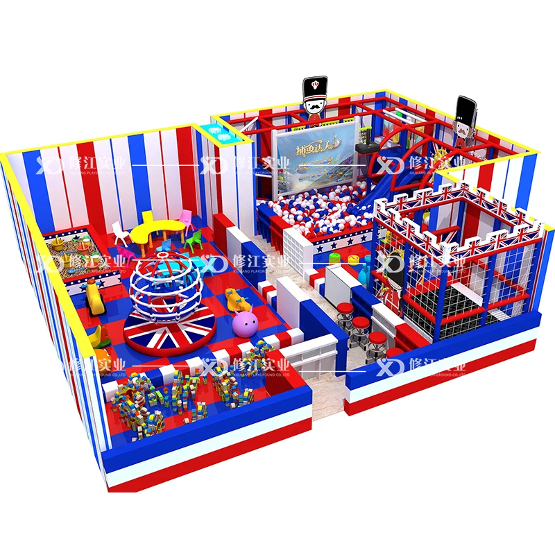 Ball pit Indoor Playground Forts playground  Big Indoor Kids Amusement Playground For Kids